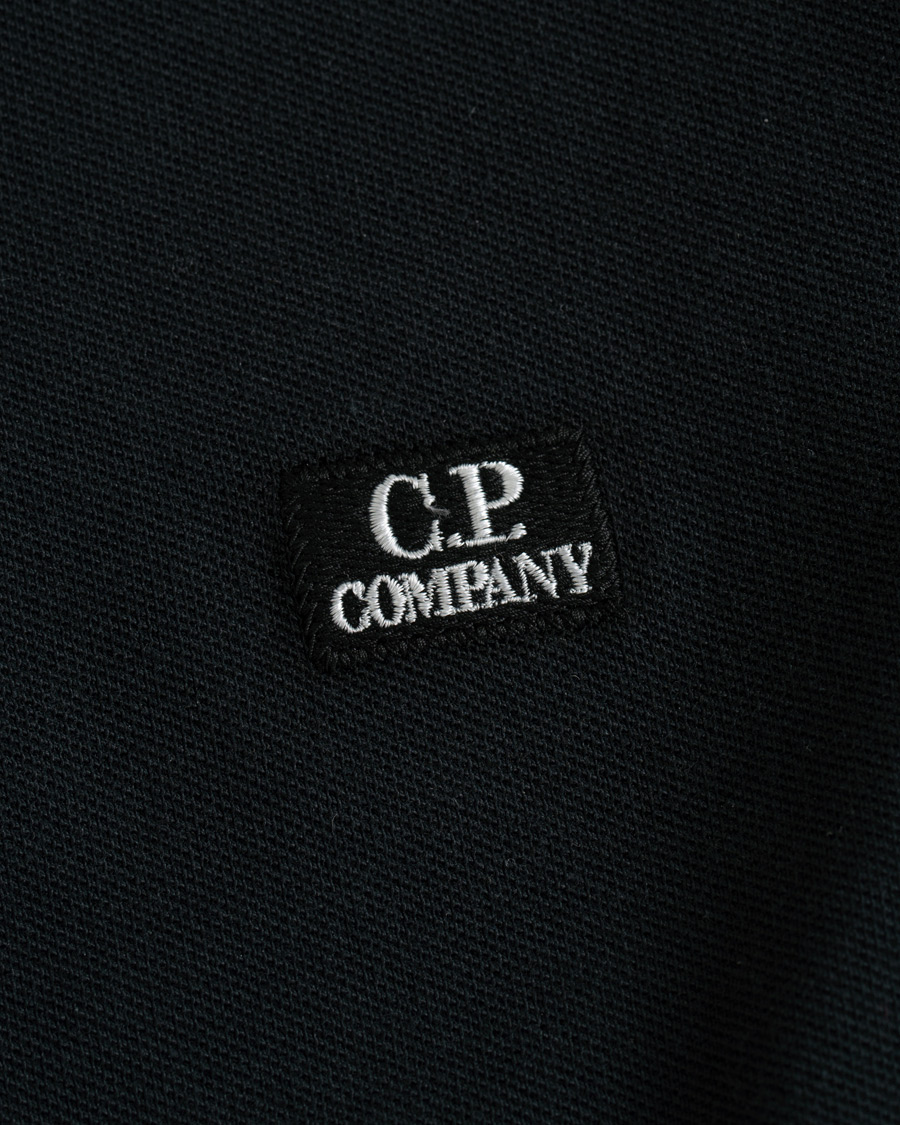 Herre | Polotrøjer | C.P. Company | Short Sleeve Logo Polo Shirt Black