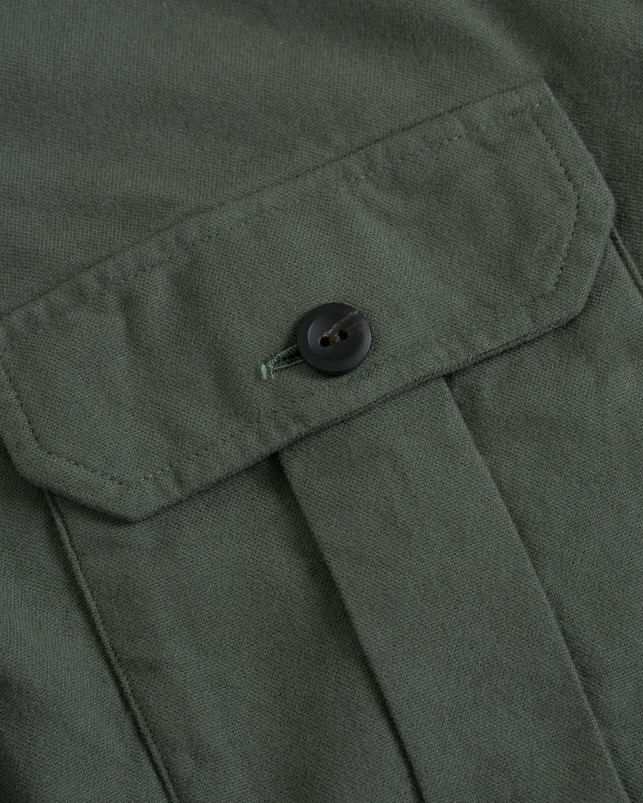 Herre | Skjorter | Eton | Oxford Overshirt Green