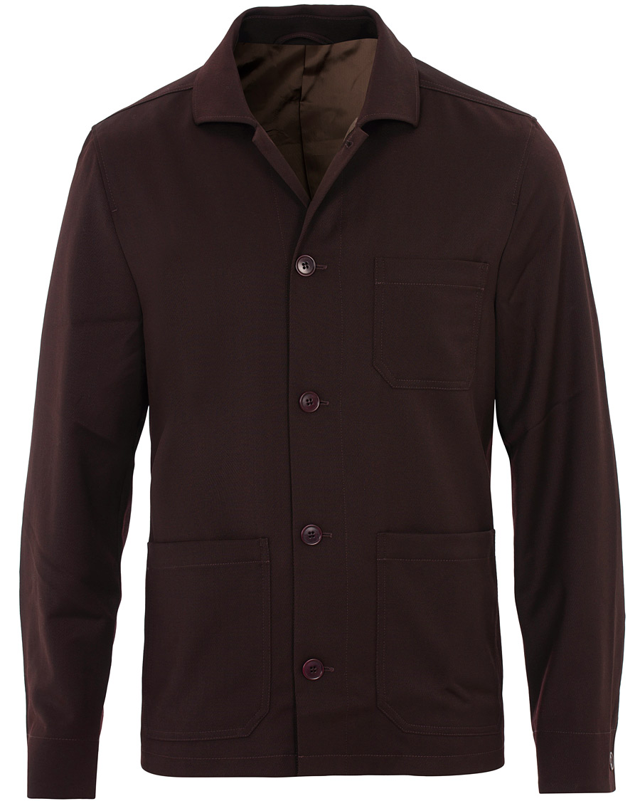 Herre | Blazere & jakker | Filippa K | Luis Gabardine Blazer Jacket Deep Shiraz