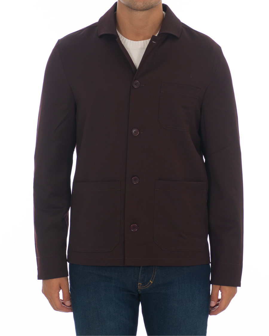 Herre | Blazere & jakker | Filippa K | Luis Gabardine Blazer Jacket Deep Shiraz