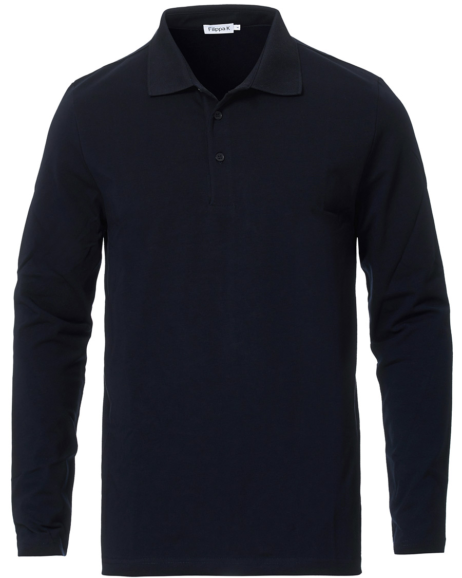 Herre | Trøjer | Filippa K | Luke Lycra Poloshirt Navy