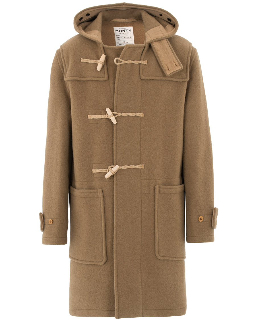 Herre | Jakker | Gloverall | 575 Monty Original Duffle Coat Camel