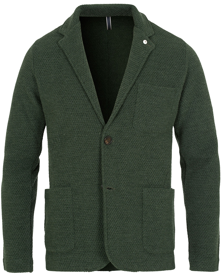 Herre | Blazere & jakker | L.B.M. 1911 | Knitted Cardigan Blazer Green