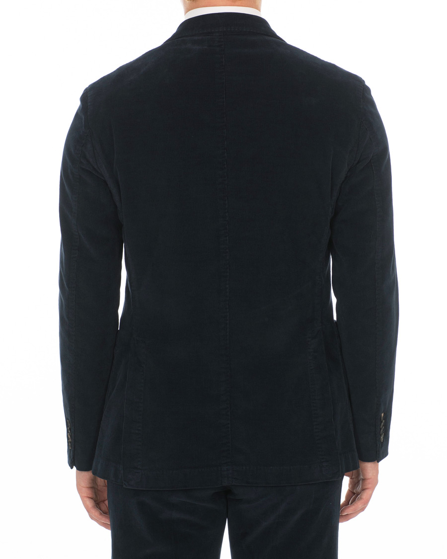 Herre | Jakkesæt | Boglioli | K Jacket Patch Pocket Corduroy Suit Navy