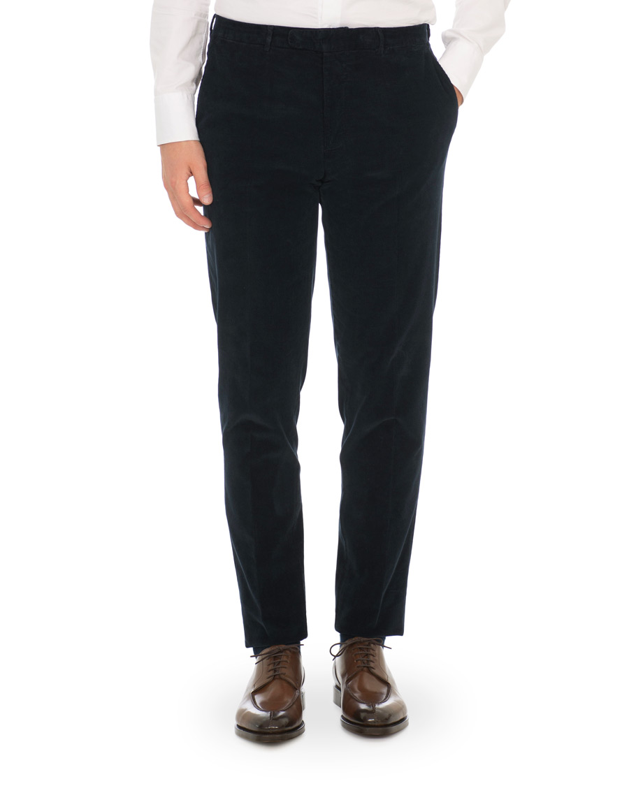Herre | Jakkesæt | Boglioli | K Jacket Patch Pocket Corduroy Suit Navy