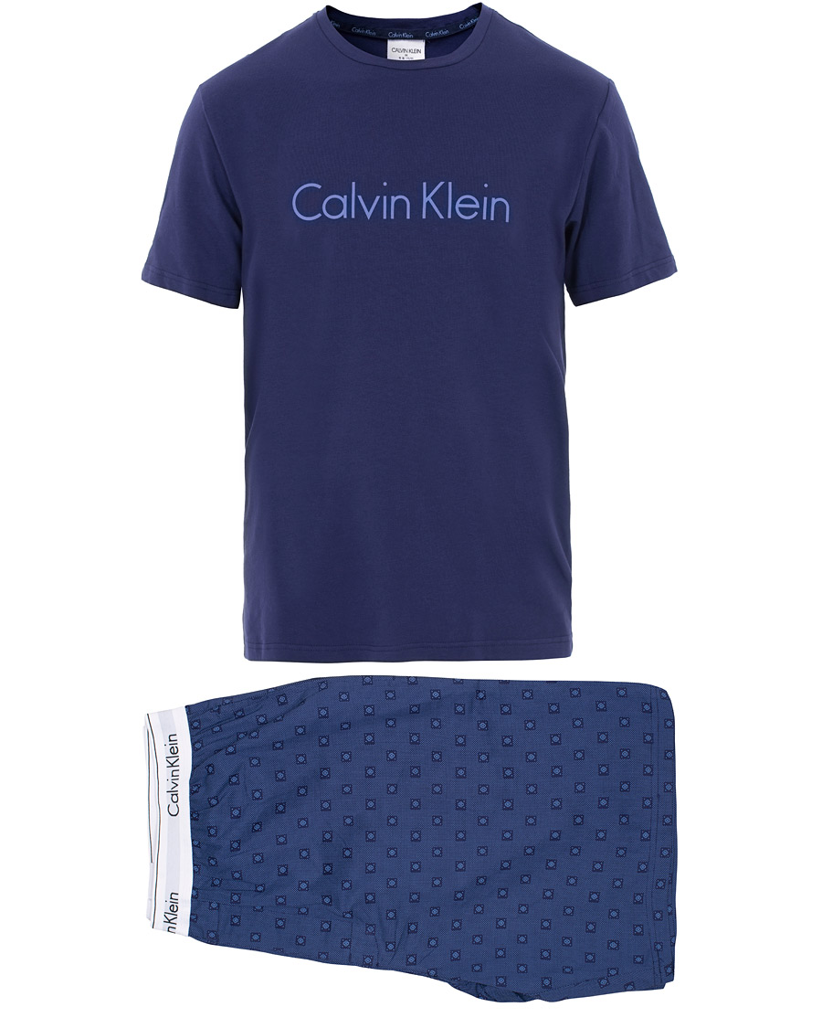Herre | Pyjamas & Morgenkåber | Calvin Klein | Short Pyjama Set Blue