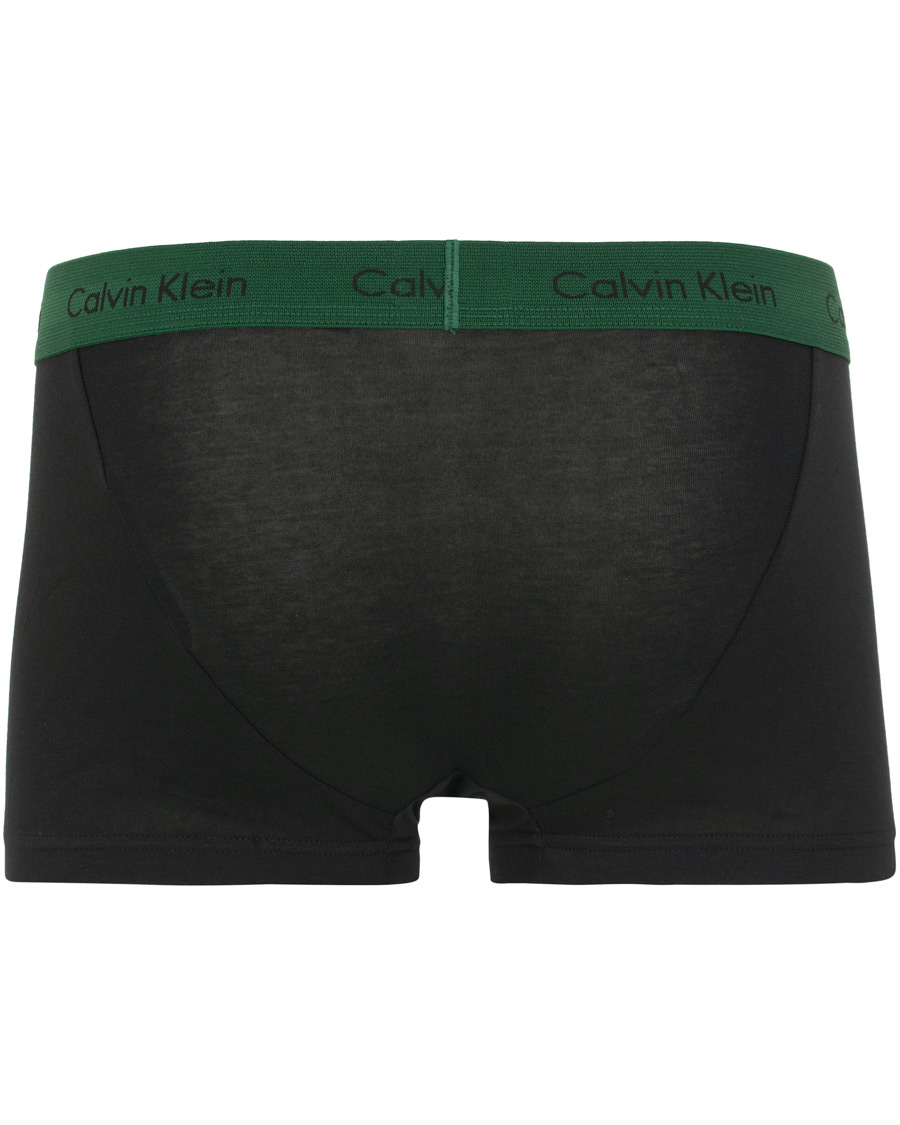Herre | Undertøj | Calvin Klein | Cotton Stretch 3-Pack Low Rise Trunk Red/Green/Blue