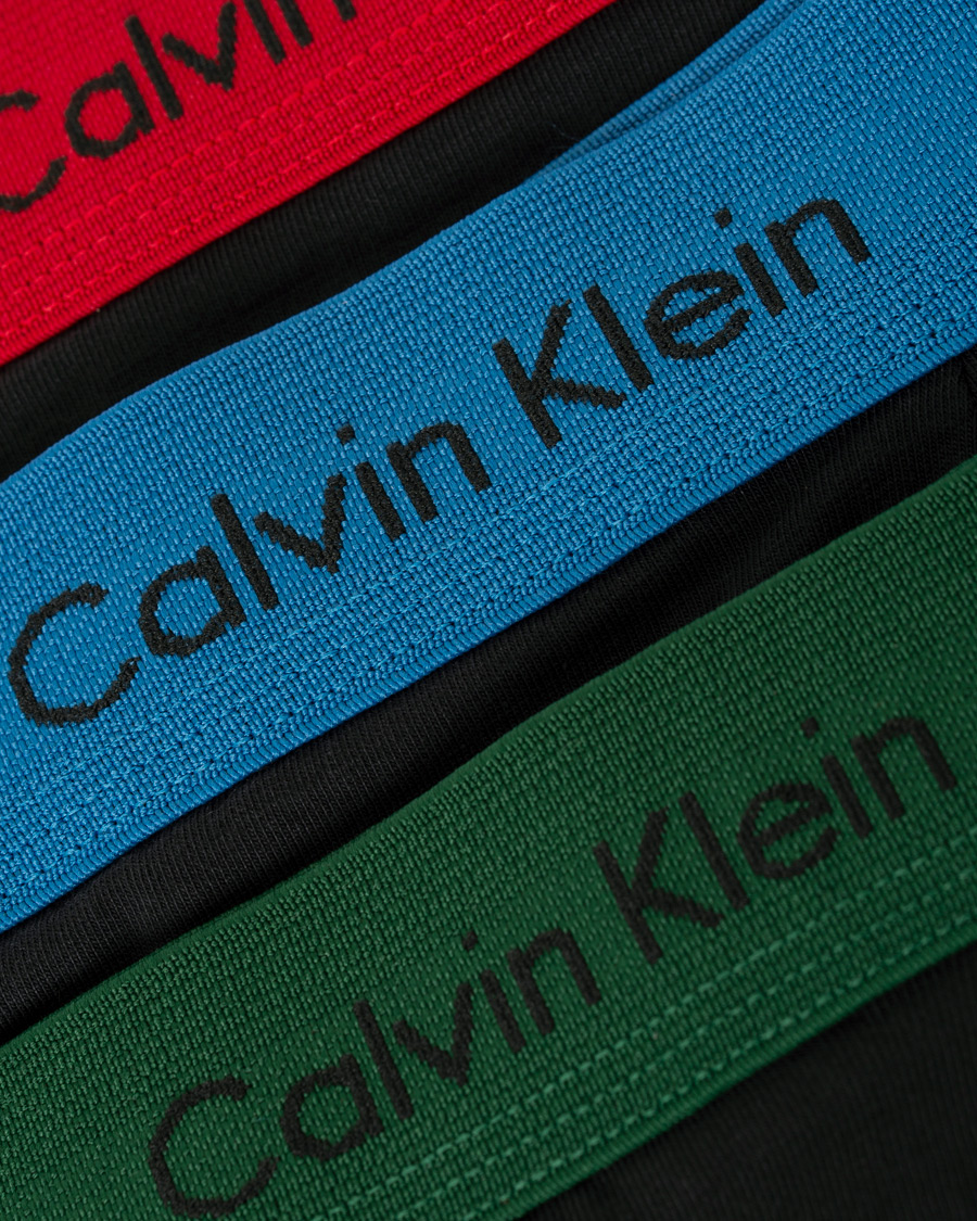 Herre | Undertøj | Calvin Klein | Cotton Stretch 3-Pack Low Rise Trunk Red/Green/Blue