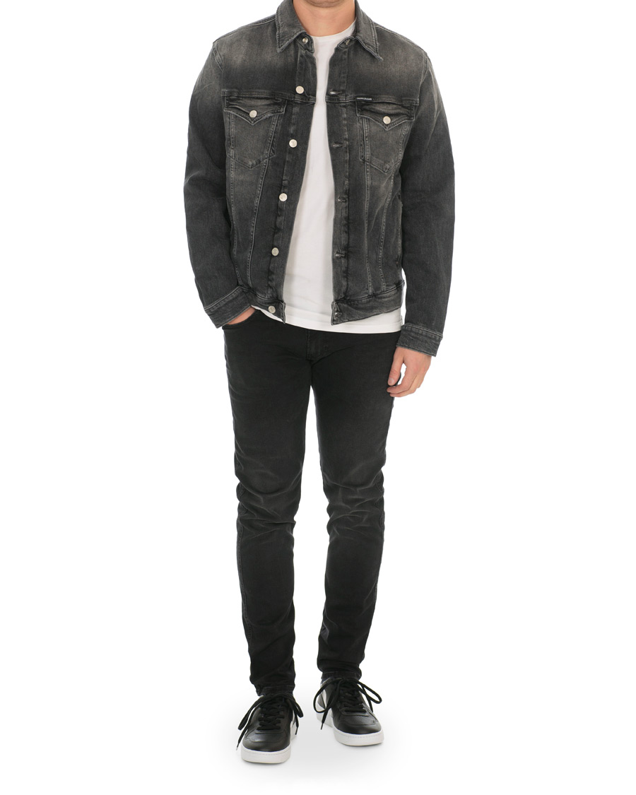 Herre | Jakker | Calvin Klein Jeans | Foundation Denim Jacket Washed Black