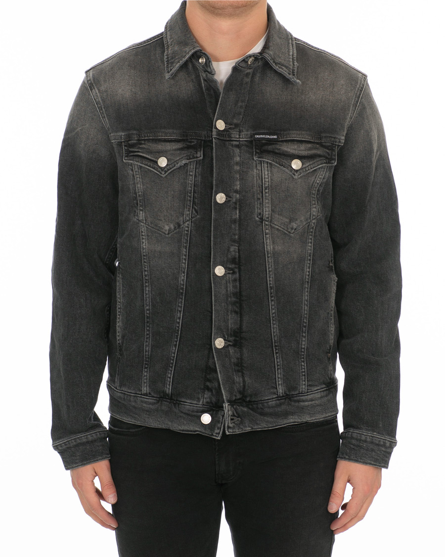 Herre | Jakker | Calvin Klein Jeans | Foundation Denim Jacket Washed Black