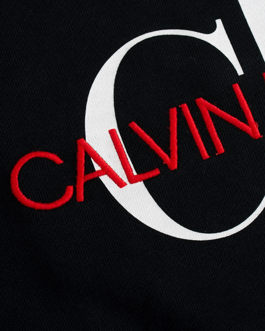 Herre | Trøjer | Calvin Klein Jeans | Washed Monogram Sweatshirt Black