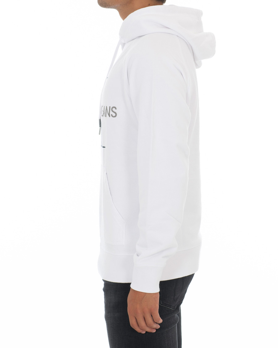 Herre | Trøjer | Calvin Klein Jeans | Washed Monogram Hoodie White