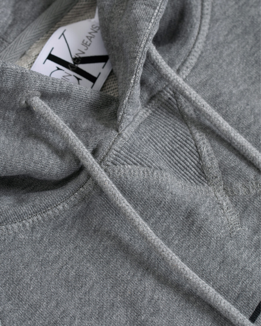 Herre | Trøjer | Calvin Klein Jeans | Washed Monogram Hoodie Grey