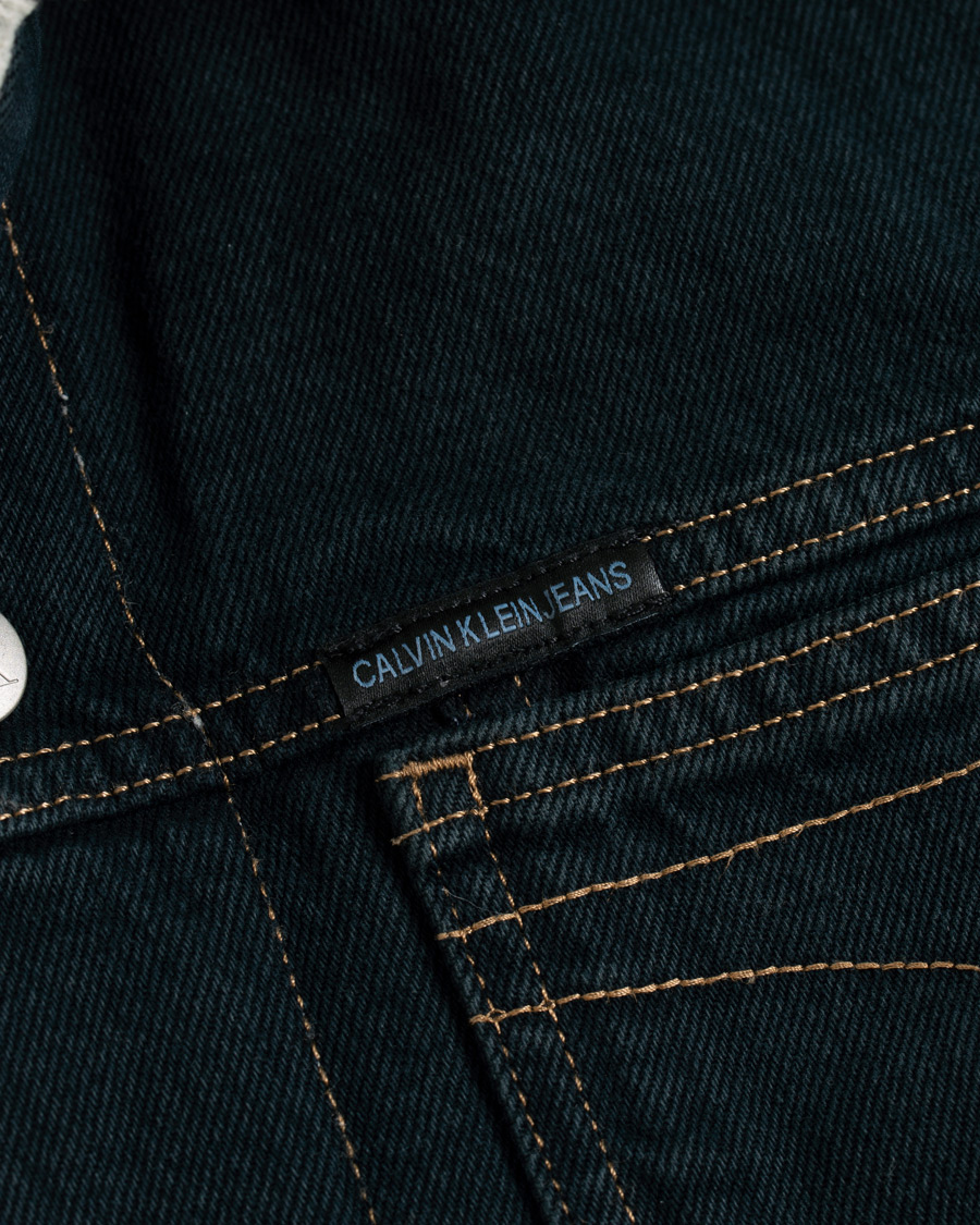 Herre | Jakker | Calvin Klein Jeans | Iconic Omega Sherpa Denim Jacket Black