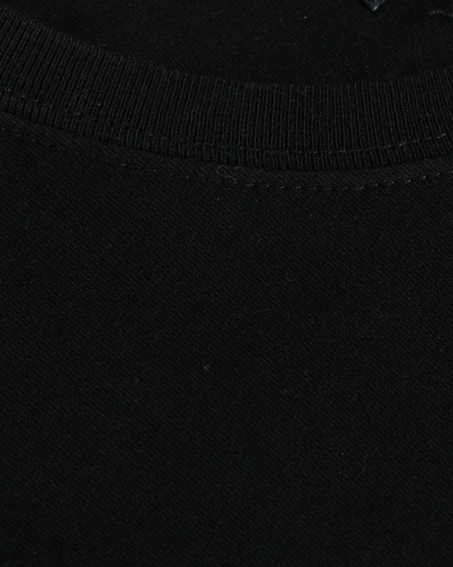 Herre | T-Shirts | Barbour International | Large Logo Crew Neck Tee Black