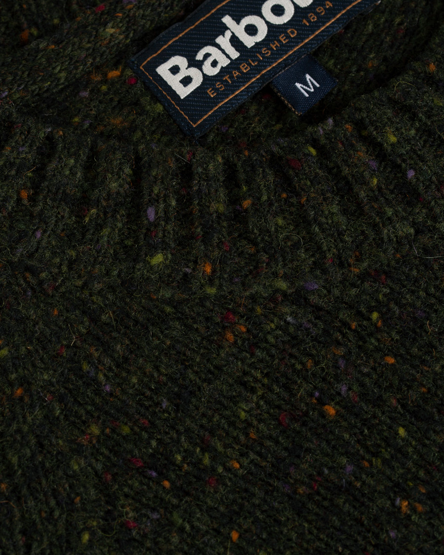 Herre | Trøjer | Barbour Lifestyle | Netherton Donegal Crew Forest Green