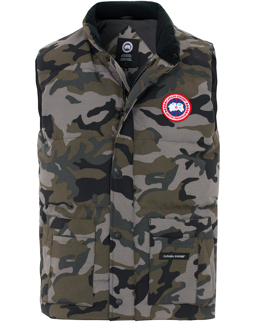 Herre | Jakker | Canada Goose | Freestyle Crew Vest Coastal Grey Camo
