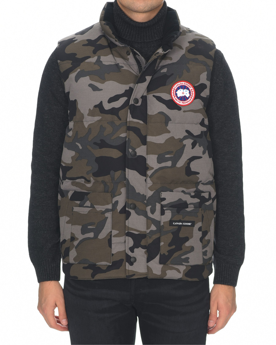 Herre | Jakker | Canada Goose | Freestyle Crew Vest Coastal Grey Camo