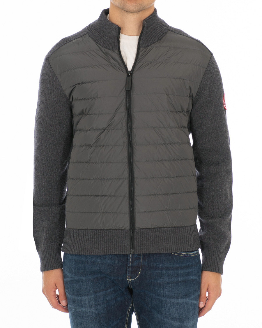 Herre | Canada goose Jakker | Canada Goose | Hybridge Knit Jacket Iron Grey