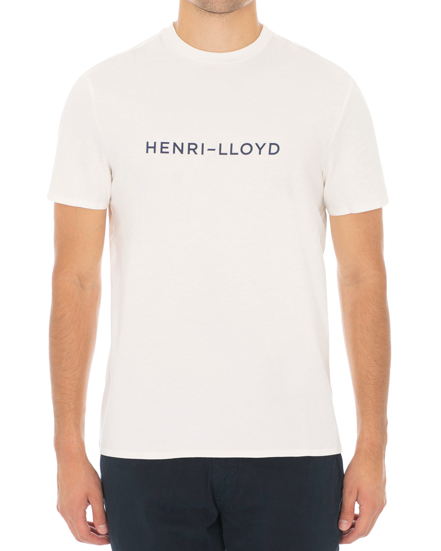 Herre | T-Shirts | Henri-Lloyd | Henri Lloyd Fremantle Stripe Crew Neck Tee Cloud White