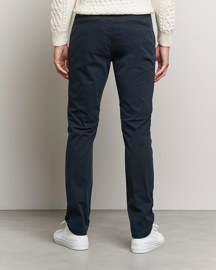 Herre | Bukser | NN07 | Marco Slim Fit Stretch Chinos Navy Blue