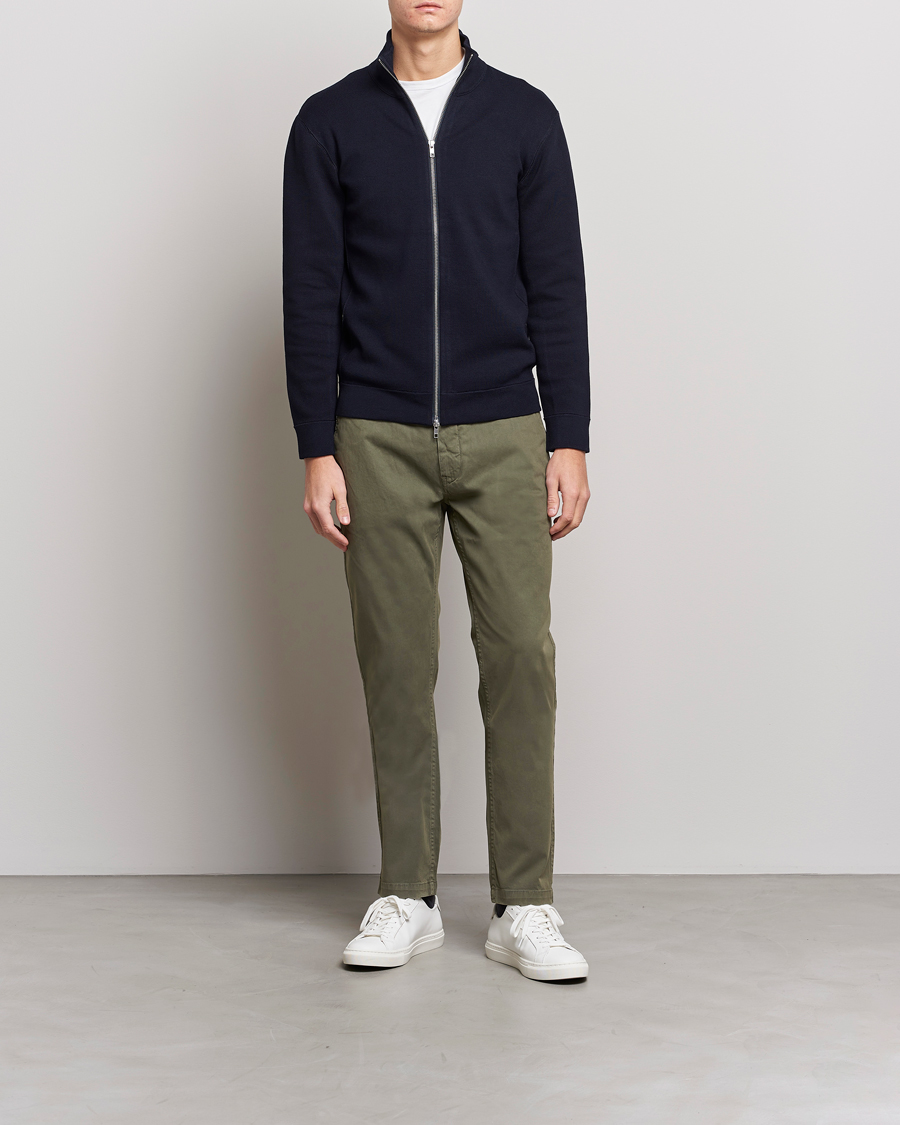 Herre | Bukser | NN07 | Marco Slim Fit Stretch Chinos Army Green