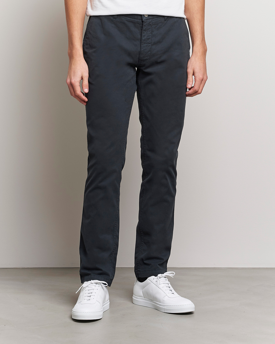 Herre | Bukser | NN07 | Marco Slim Fit Stretch Chinos Dark Grey
