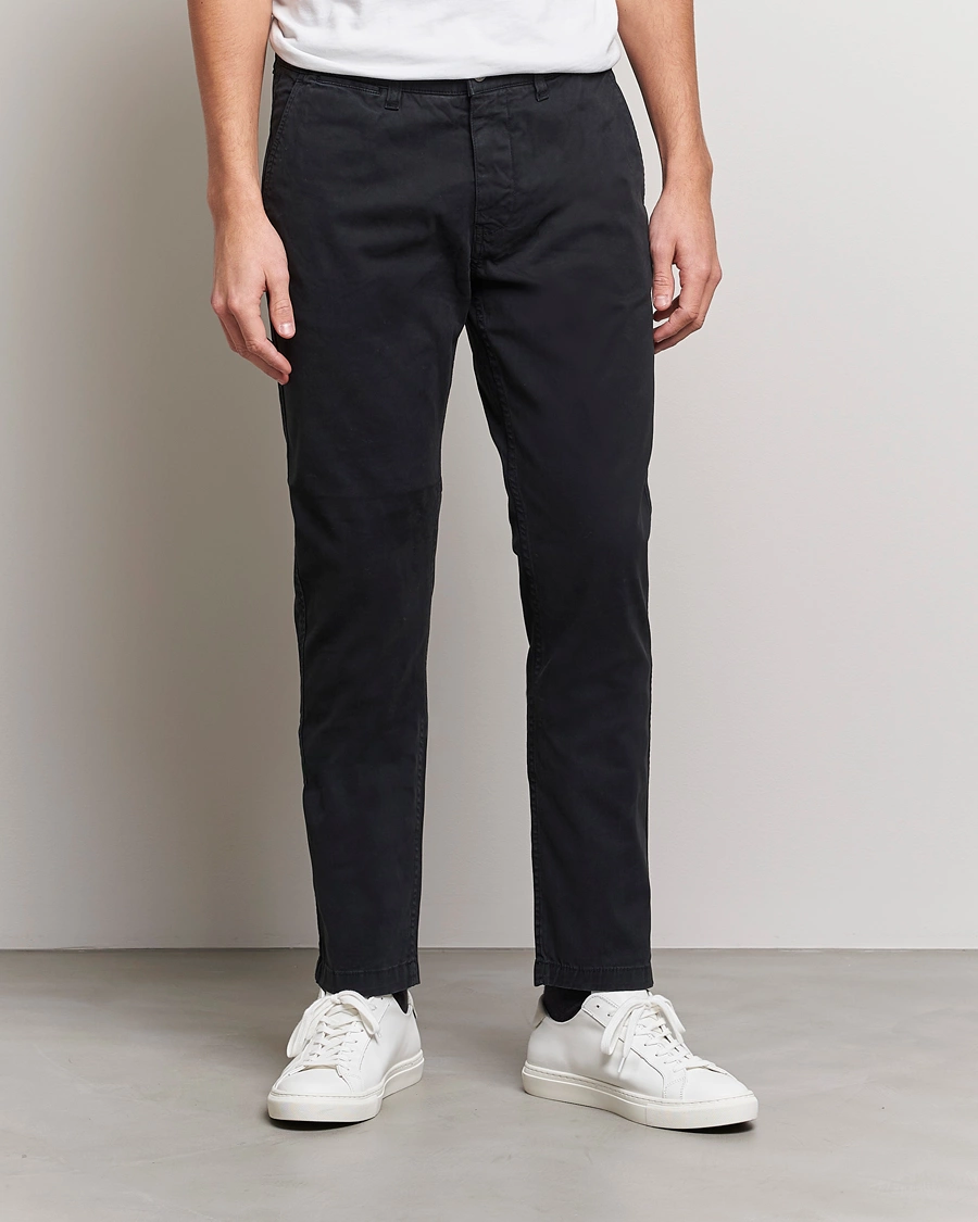 Herre | Bukser | NN07 | Marco Slim Fit Stretch Chinos Black