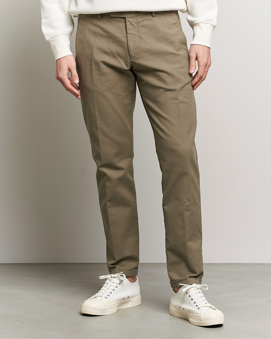 Herre | Pæne bukser | NN07 | Scott Regular Fit Stretch Trousers Khaki