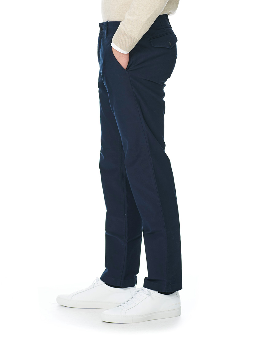 Herre | Bukser | NN07 | Steven Regular Fit Stretch Chinos Light Navy