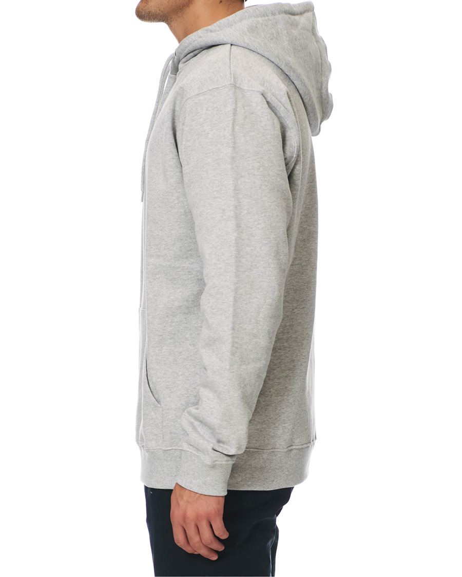 Herre | Trøjer | NN07 | Barrow Printed Hoodie Light Grey Melange