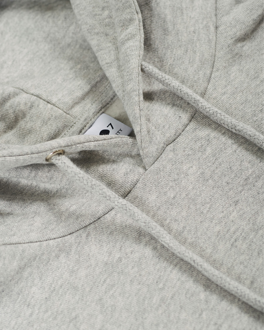 Herre | Trøjer | NN07 | Barrow Printed Hoodie Light Grey Melange