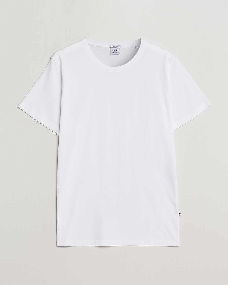 Herre | Hvide t-shirts | NN07 | Pima Crew Neck Tee White