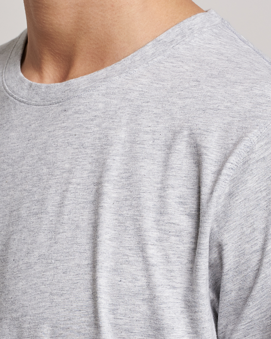 Herre | T-Shirts | NN07 | Pima Crew Neck Tee Light Grey Melange