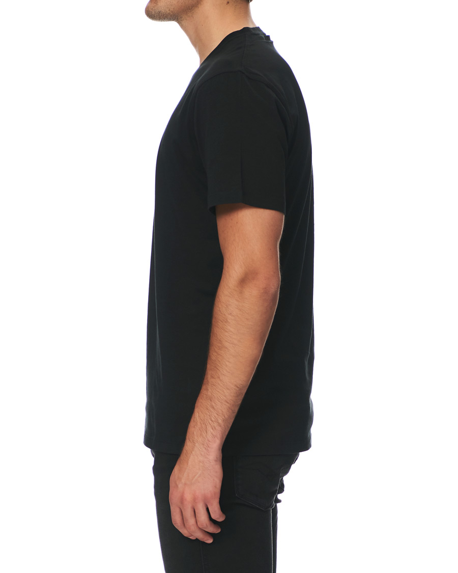 Herre | T-Shirts | NN07 | Ethan Printed Crew Neck Tee Black