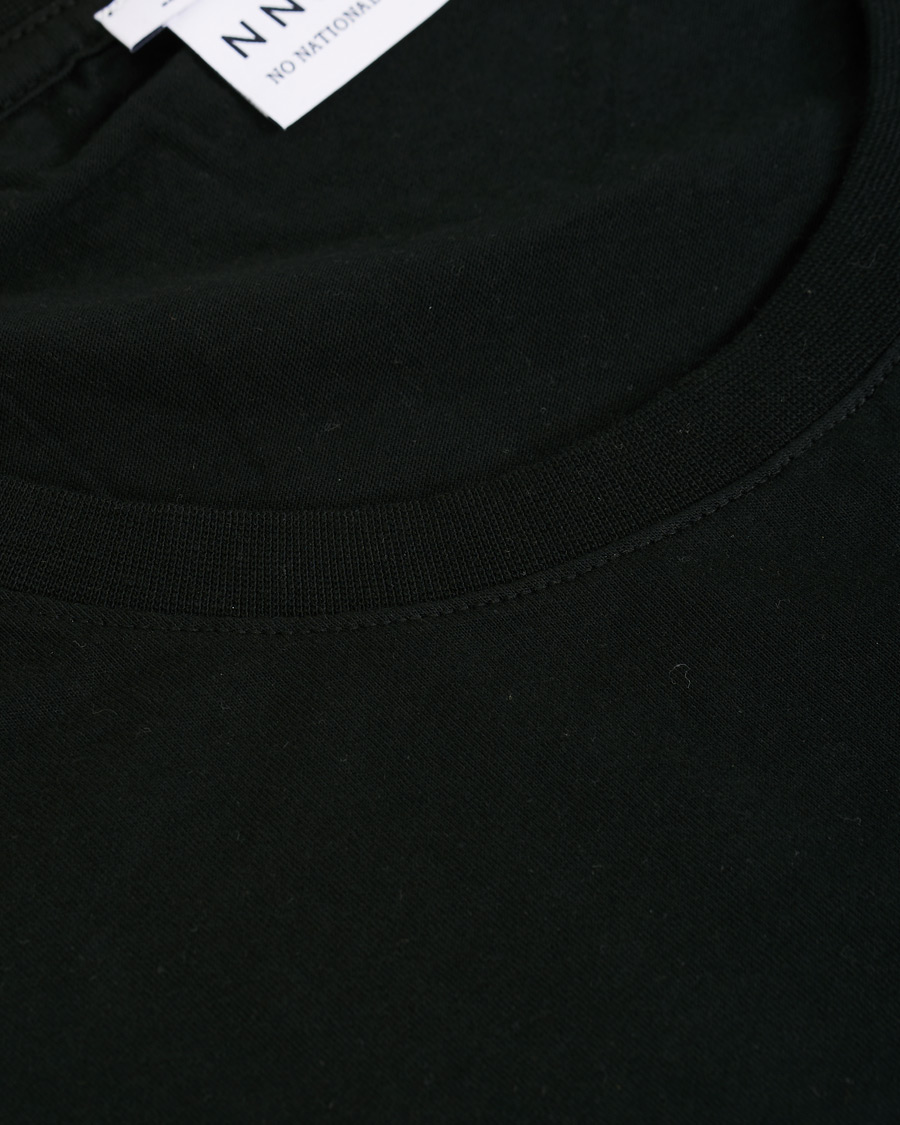 Herre | T-Shirts | NN07 | Ethan Printed Crew Neck Tee Black