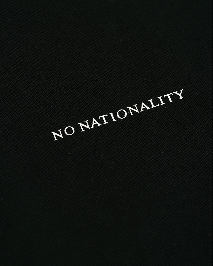 Herre | T-Shirts | NN07 | Ethan Printed Crew Neck Tee Black