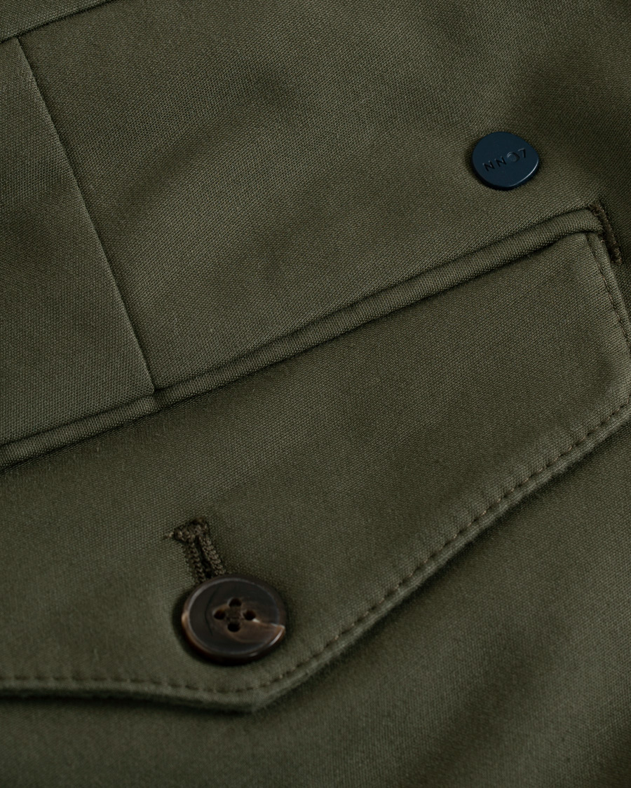 Herre | Bukser | NN07 | Scott Regular Fit Stretch Trousers Army Green