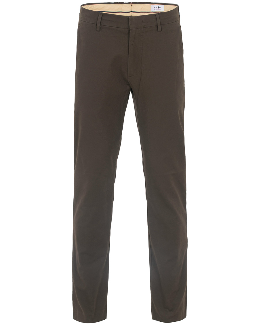 Herre | Bukser | NN07 | Theo Regular Fit Stretch Chinos Brown