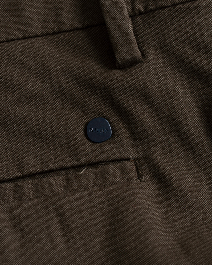Herre | Bukser | NN07 | Theo Regular Fit Stretch Chinos Brown