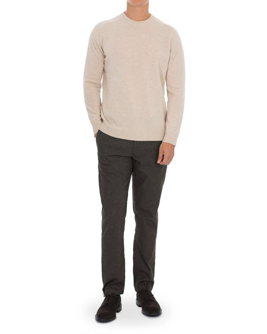 Herre | Bukser | NN07 | Karl Regular Fit Structure Stretch Chinos Brown