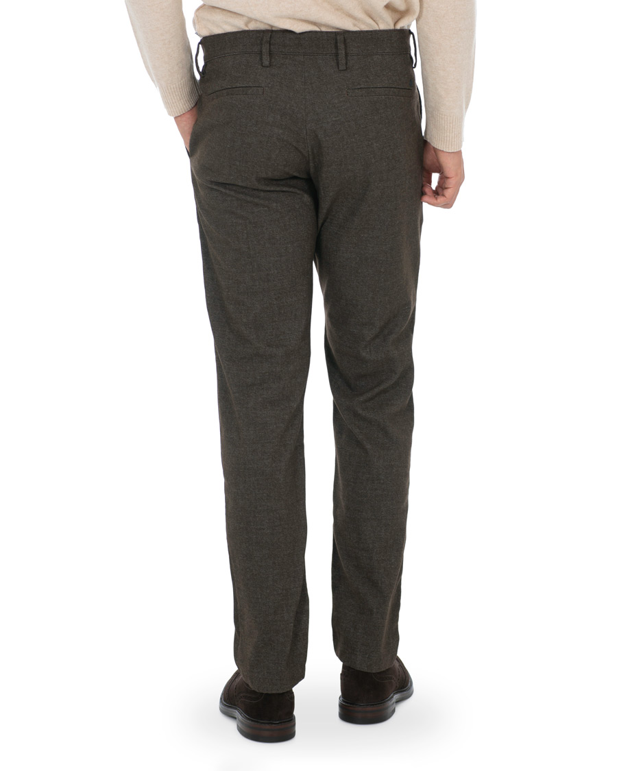 Herre | Bukser | NN07 | Karl Regular Fit Structure Stretch Chinos Brown