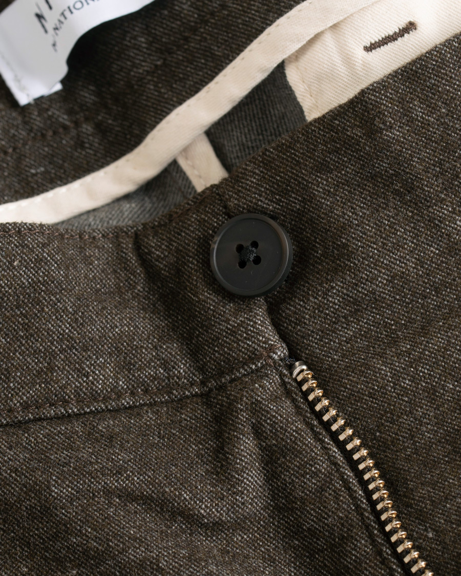 Herre | Bukser | NN07 | Karl Regular Fit Structure Stretch Chinos Brown