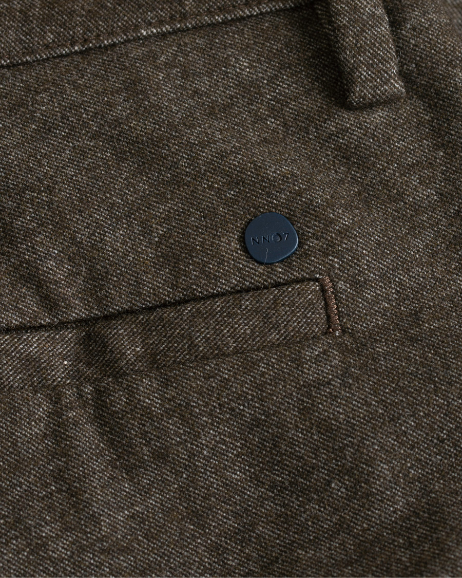 Herre | Bukser | NN07 | Karl Regular Fit Structure Stretch Chinos Brown