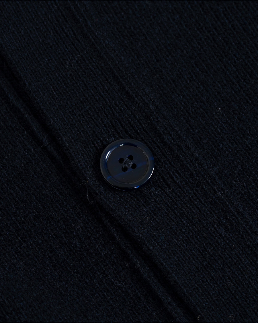 Herre | Trøjer | NN07 | Bjorn Wool Cardigan Navy Blue