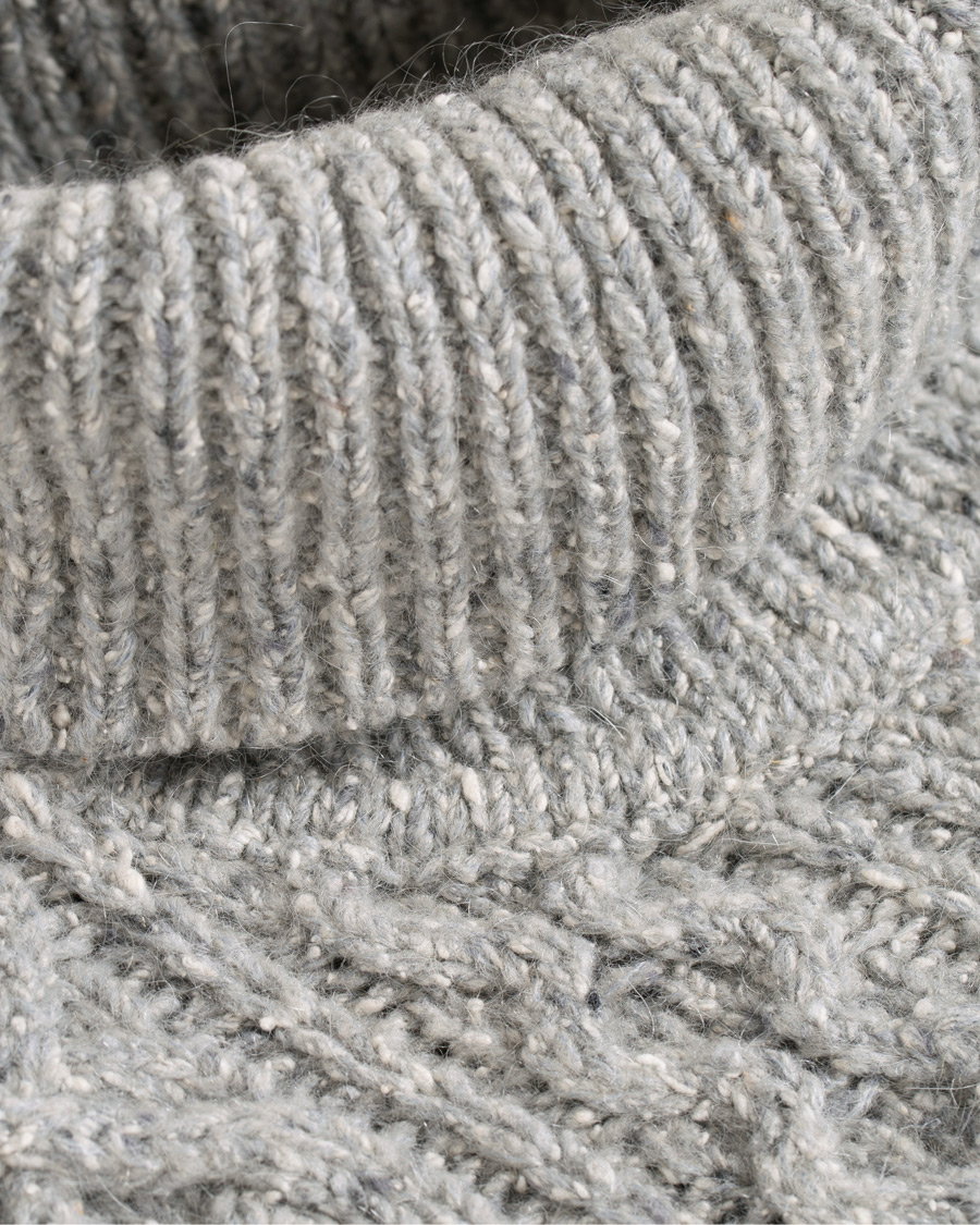 Herre | Trøjer | NN07 | Bert Cable Rollneck Grey