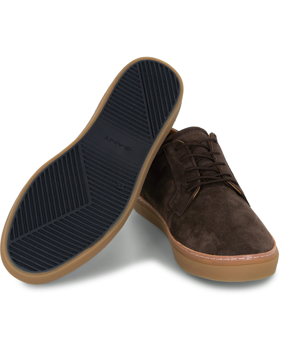 Herre | GANT Bari Sneaker Dark Brown Suede | GANT | Bari Sneaker Dark Brown Suede