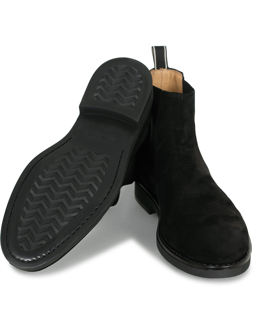 Herre | GANT Oscar Chelsea Boot Black Suede | GANT | Oscar Chelsea Boot Black Suede