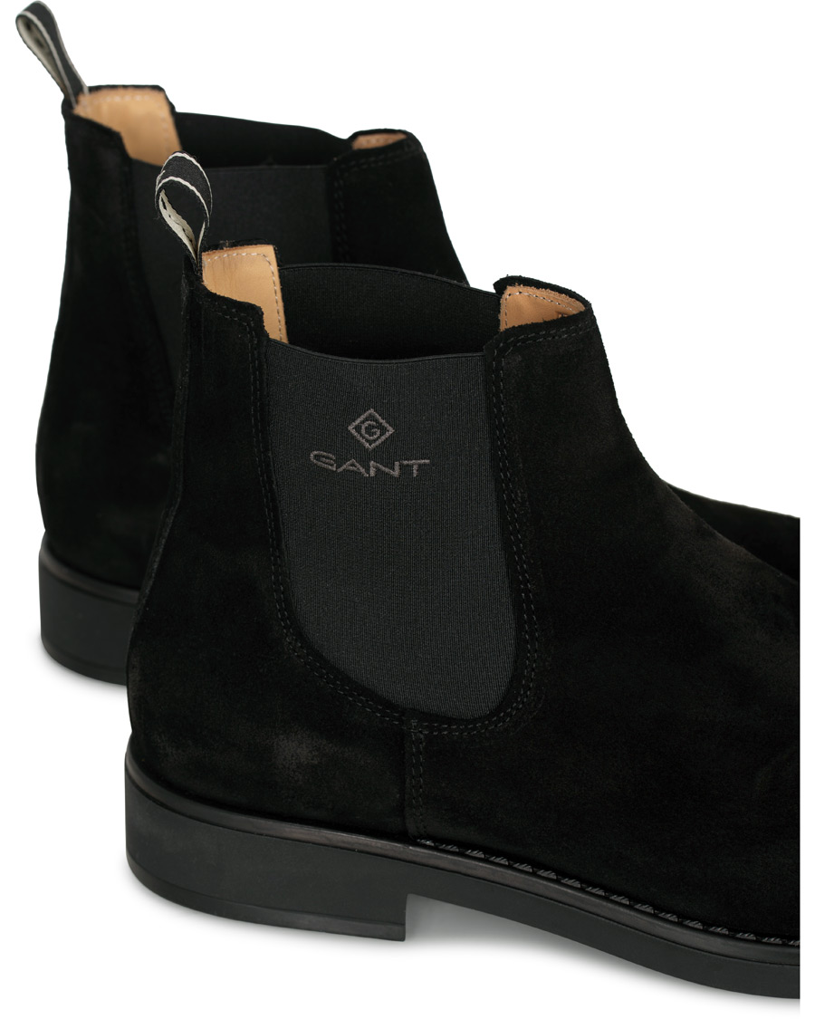 Herre | GANT Oscar Chelsea Boot Black Suede | GANT | Oscar Chelsea Boot Black Suede