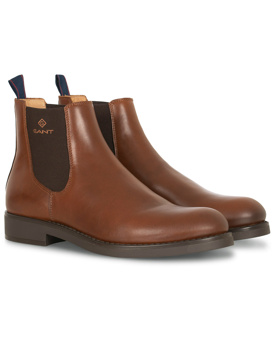 GANT Chelsea Boot Cognac Calf - CareOfCarl.dk